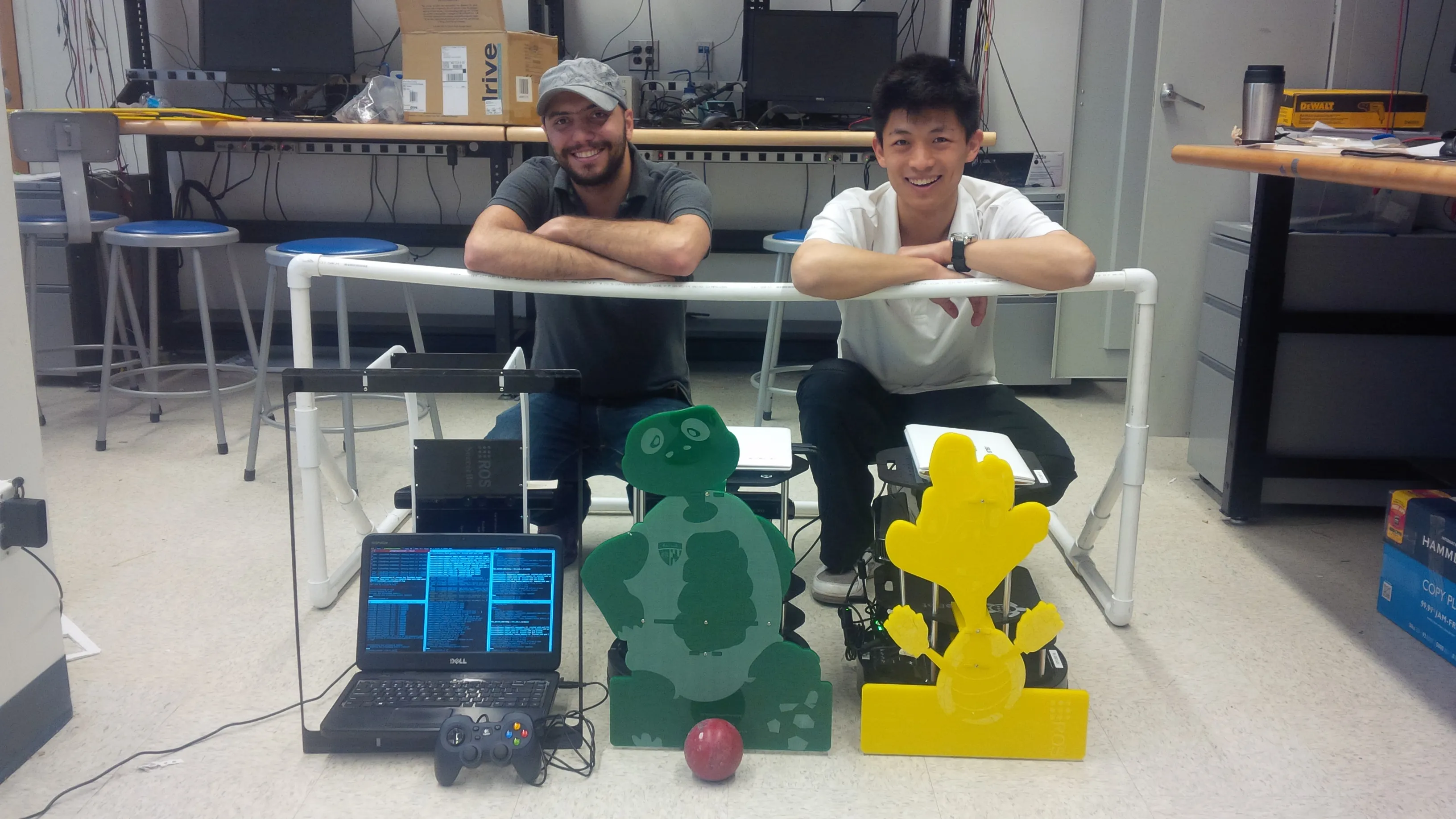 SoccerBot: Turtlebot-based Soccer-Playing Robots